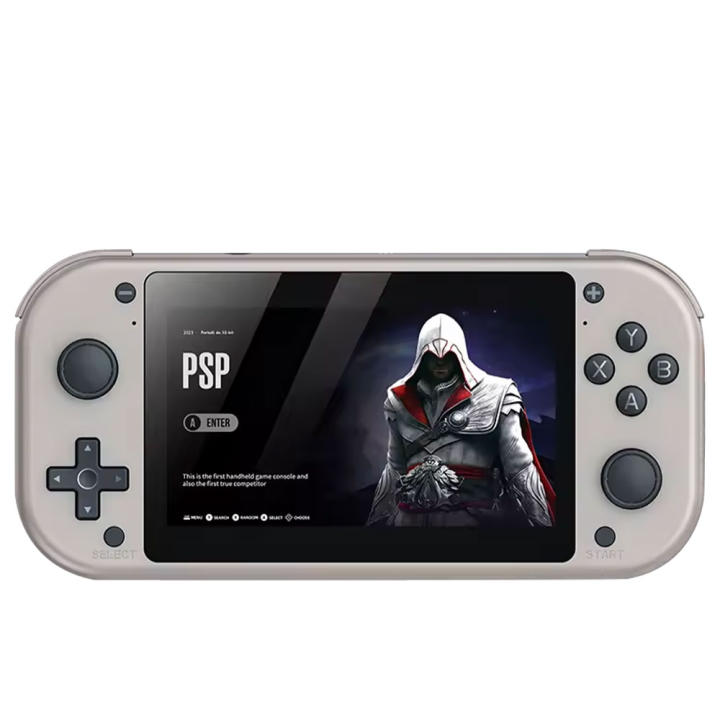 M17 Smart Pro Handheld Game Console 4.96''IPS Screen Linux System Joystick RGB Lighting Smartpro Retro Video Game Player Gift