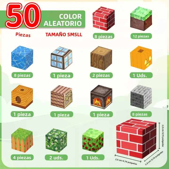 Juego De Bloques Magnéticos Creativos Para Niños Set De Cumpleaños Y Día De La International Children's Day Juguetes De Construcción Arquitectónica Cubica - 1