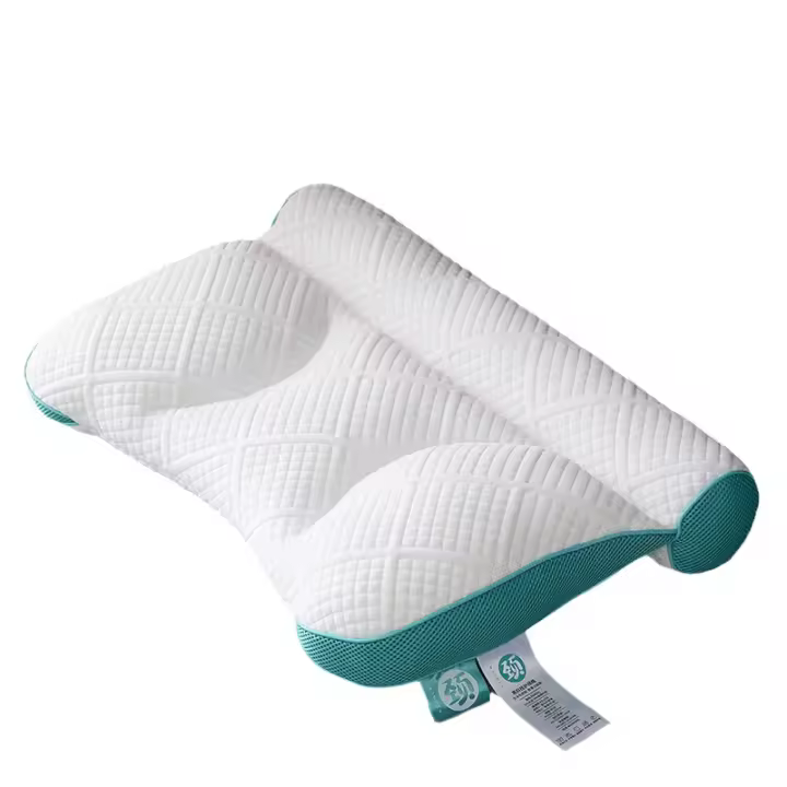 Almohada De Cuidado De Tracción Cervical 1PCS Almohada Anti-Tracción Para Descanso Del Cuello Tejida De Algodón Poliéster 100% - 1