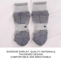 3 Pares De Calcetines Deportivos Unisex Con Suela Gruesa Y Absorbedora De Humedad Para Correr Talla EUR35-50 Calcetines De Cuello Alto De Algodón - details 10