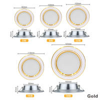 Spot De Techo Recubierto Redondo LED De Alta Brillo 220V 5W 9W 12W 15W 18W Para Comercio Y Habitación Interior Luz Bajo Techo Ajustable Sin Dimmer Material Aluminio - details 6