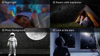Proyector De Estrellas Luz Nocturna 1pc Galaxia Planetario Aurora Con 13 Discos Reemplazables Para Dormitorio Hoopet - details 1