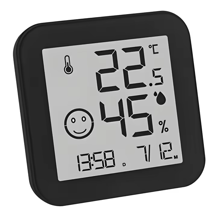 TFA-Dostmann 30.5054.01 - Termohigrómetro Digital con Zona de Confort y Pantalla de Tinta Negra y Blanca 30.5054.01 - 1