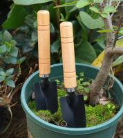 Mini Shovel De Jardín Herramienta Multifuncional De Acero Inoxidable Con Mango De Madera Para Rascar Y Aclarar La Tierra - details 10
