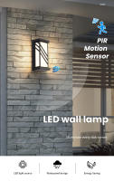 Lámpara De Pared Exterior LED Impermeable IP66 Iluminación Moderna Para Porche Balcones Jardines Luz Exterior Incluye Bombilla - details 4