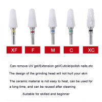 Cerámica Brocas De Uñas Para Máquina De Perforación Accesorios De Manicura Cabezales De Pulido Y Grindido De Uñas TFSCLOIN - details 1