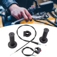 Juego De Manillar Y Cable De Acelerador Para Bicicleta Mini 50cc 150cc 250cc Instalación Fácil Reemplazo Profesional Duradero Con Interruptor off on 7/8"/22mm Barra - details 0