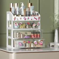 Organizador De Maquillaje Grande Capacidad Caja De Almacenamiento Para Joyería Y Cosméticos Plástico Ecológico Para Cajones De Muebles De Vestir - details 3