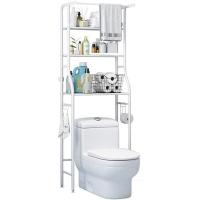 Organizador De Baño De 3 Niveles Sobre El Inodoro 160x50cm , Estante De Almacenamiento  Impermeable  Estante Organizador Multiusos  Ahorra Espacio con 3 Baldas  Patas Ajustables en Altura - details 5