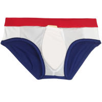 Bragas De Natación Para Hombre Briefs De Playa Deporte Acuático Estilo Sexy Con Palabras De La Bandera Y Copa Word Cup Material Poliéster Y Spandex - details 48