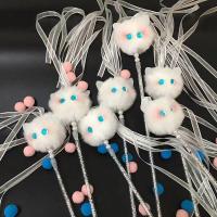 Juguete Interactivo Divertido Para Gatos Kawaii Peluche Con Cola De Borla Y Cinta Telescopio Para Juguete De Gato Para Gatitos Mando a Distancia Juguetes Para Gatos - details 1