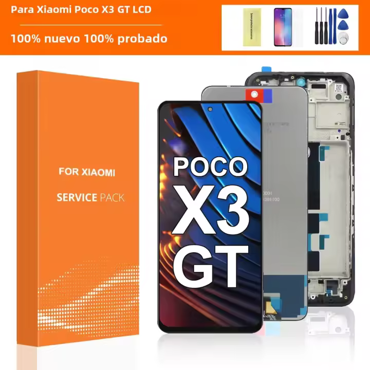 Pantalla LCD De 6.6'' Para Xiaomi POCO X3 GT 21061110AG Con Marco Pantalla Táctil Capacidad De Toque IPS Compatible Con XIAOMI - 1