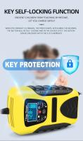 Cargador de batería automático inteligente de 12V y 7 A, 7 etapas, para coche, motocicleta, reparación de pulsos, pantalla LCD - details 8