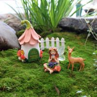 Set De Mini Faeitas Comiendo Bayas Adornos De Jardín De Resina Estatuas De Hadas Para Exteriores Decoración De Césped Y Patio - details 10