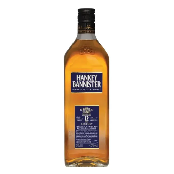 HANKEY BANNISTER BLENDED SCOTCH WHISKY 12 AÑOS 70CL 40% - 1
