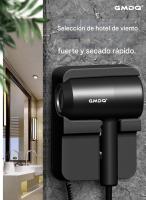 Caliente y frío Viento secador de pelo Eléctrico montaje en comparación con Hotel negativos Soportes with USB Brac - details 0