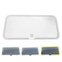 Espejo De Maquillaje Para Coche Con 3 Modos De Luz Y 60 LEDs Espejo De Vestíbulo Recargable ABS Aluminio Para Interiores De Coche - details 7
