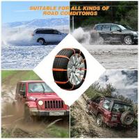 Cadenas De Nieve Para Neumáticos De Coche Accesorio Antideslizante De Doble Ranura De Emergencia Para Invierno 10/20 Piezas - details 14