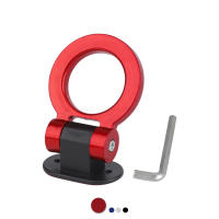 Adornos De Remolque Para Coche Diseño De Anillo De Carreras Decoración De Auto Simulación De Remolque Ante Y Trasero Material ABS Plástico - details 21