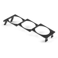 Pod De Panel De Radio Din Universal 52mm Tripe 3 Gauges Metralla Black 2 Pulgadas BX102259-BK Para Vehículo - details 3