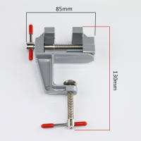 ALLSOME Visera Universal De 3.5 Pulgadas Mini Pinza De Joyero De Aluminio Para Hogar Herramienta De Bench Vise Boca Plana Para DIY Y Trabajos De Madera - details 3
