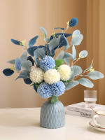 Bola De Hojas De Eucalipto Artificial 1pc Decoración Para Bodas Y Casamientos Bouquet De Crisantemo Para Decoración De Habitaciones Y Fiestas - details 1