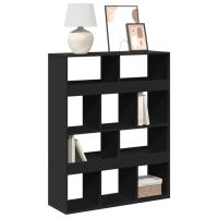 vidaXL Estantería de madera de ingeniería 100x33x125,5 cm en color Marrón roble/Roble ahumado/Negro y más | almacenamiento funcional diseño moderno para baño dormitorio sala - details 2