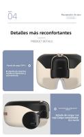 Máscara de Masaje Ocular Recargable with Calor,Masajeador de Ojos 3D with Vibración y Compresión de Aire,Modos para Aliviar Fatiga Visual, Bolsas y Ojeras | Diseño Ajustable y USB,Ideal para Oficina y Viajes - details 13