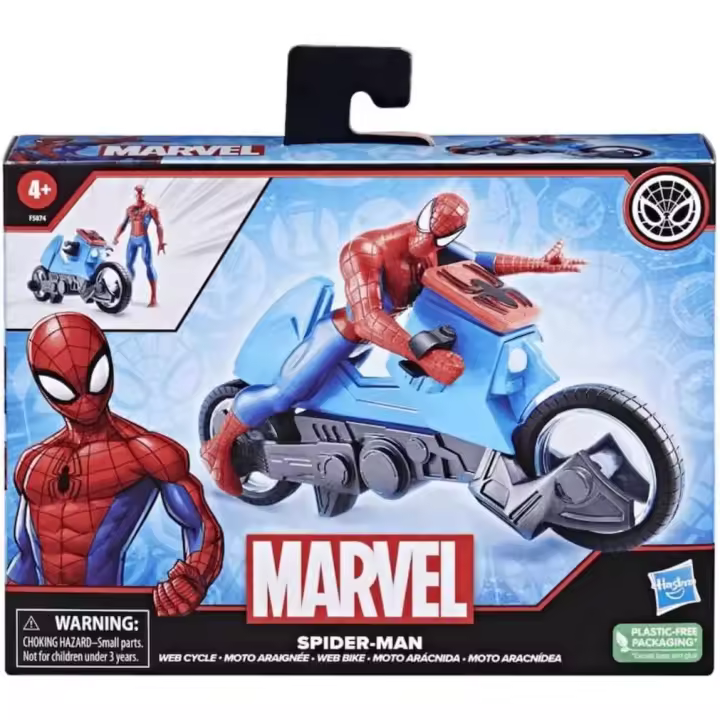 Spiderman Moto Aracnida figuras de acción Hasbro F5074 - 1