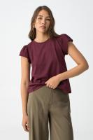 Camiseta graciosa en burdeos. La Camiseta Graciosa Granate de Tiffosi es una prenda que combina elegancia y frescura - details 2