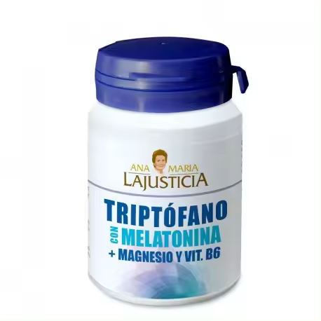 Ana Maria Lajusticia Triptófano con Melatonina, Magnesio y Vitamina B6 60Comp - 1
