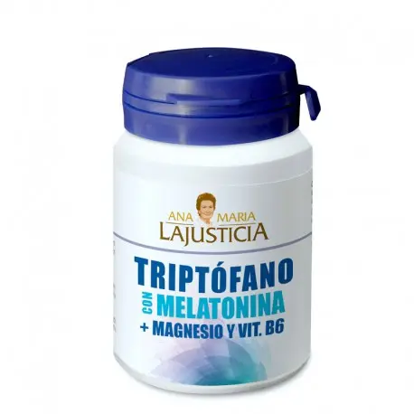 Ana Maria Lajusticia Triptófano con Melatonina, Magnesio y Vitamina B6 60Comp - 1