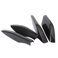Cubierta De Protección Para Barra De Techo ABS Negra 4PCS Para Toyota Land Cruiser Prado Fj120 2003-2009 Accesorios De Automóvil - details 0