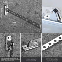 Gancho De Ropa De Acero Inoxidable Plegable Con 8/10 Agujeros Percha De Secado De Ropa Multifuncional Ahorrador De Espacio - details 5