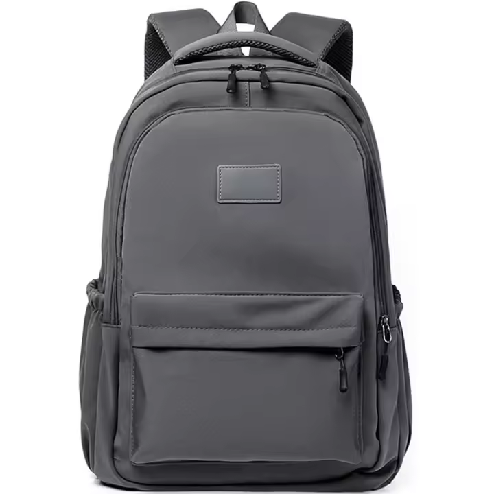 Mochila de viaje para computadora portátil para mujeres y hombres, color negro, mochila aprobada para llevar en el avión, mochila para computadora portátil liviana de color gris - 1