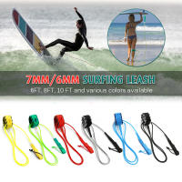 Leash De Surf Para Tabla De Nado Con Desviador De Acero Suave Cuerda De Pierna Para Bodyboard Tamaños 6FT/8FT/10FT Unisex - details 0
