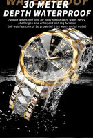 Reloj De Hombre BINBOND Lujo Resistente Al Agua Con Luminiscencia Fecha Día De La Semana Acero Inoxidable Quart Reloj Masculino - details 14