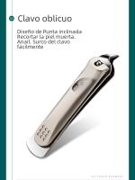 Set De Manicura Y Pedicura MR.GREEN Para Hombre Y Mujer Con Caja De Viaje Incluida Herramientas De Cortador De Uñas De Acero Inoxidable Color Contraste - details 8