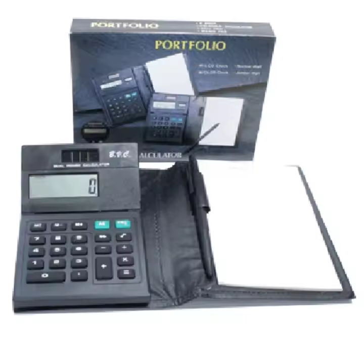 BVC Calculadora Portafolio Con Agenda Fc-273 | Compacta y Portátil - 1