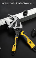 Llave Ajustable De Acero Inoxidable Universal Herramienta De Reparación De Plomería Para El Hogar Con Abertura Grande Y Alta Calidad - details 0