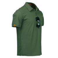 Camiseta Táctica De Verano Para Hombre Secado Rápido Manga Corta Deportiva Transpirable Workwear Para Correr Y Acampar Estilo Casual - details 9
