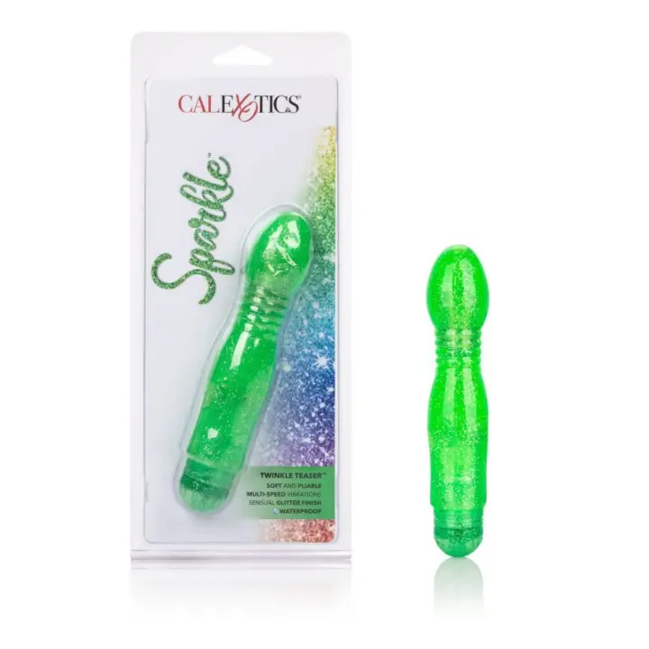 Belover Sparkle Twinkle Teaser Vibrador Vaginal Verde - Potente Motor de Vibración - 1