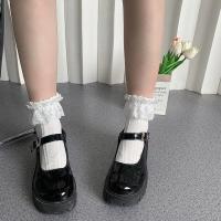 5 Pares De Calcetines Lolita Con Lazo Y Encaje Estilo Japonesa College Princesa Dulce JK Streetwear Calcetines De Algodón Delgados Para Mujer Talla Media - details 0