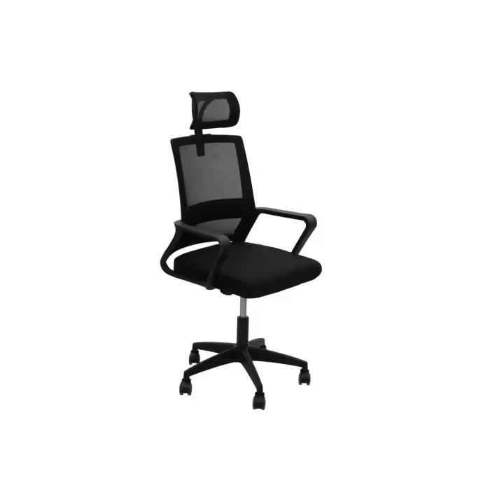 Meyvaser Silla de Oficina Negra Ergonómica con Malla Transpirable y Ajuste Personalizado - 1