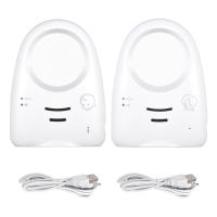 Monitor De Bebé Digital Portátil Con Audio Y Voz Unidireccional Transmisión Inalámbrica De 2.4GHz Detector De Lloros Claro Sensibilidad Alta Tamaño Compacto - details 3