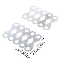 10Pcs Filtro De Cobre Para Automóvil 30A-150A 32VDC Hoja De Fusible De Zinc Plana Pequeña Para Insertar En Agujeros Redondos Piezas De Auto - details 12