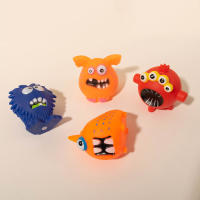 Juguete De Goma Creativo Para Perros Y Pigs Resistente Al Ruido Con Voz Pequeño Monster One-Eyed Durable Para Masticar - details 6