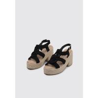 Limma SQUILLACE Alpargatas Con Tacón Mujer Negro - details 0
