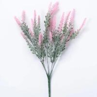 Lavanda Artificial De 35 Cm Color Morado Plástico Para Decoración De Bodas Hogar Jardín Fotografía Propiedades Tamaño Approx 15cm - details 6