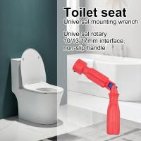 Durable Toilet Seat Fitting Tool – Easy Installation & Removal with Adjustable Hinge Spanner | Plastic Handle for Comfort Grip - details 3